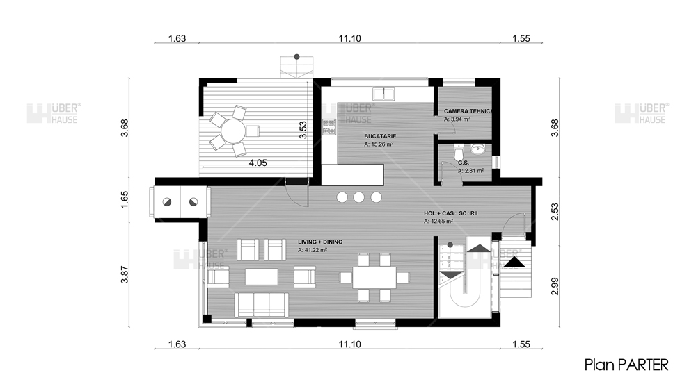 Casa parter + mansarda (145 mp) – Ascend
