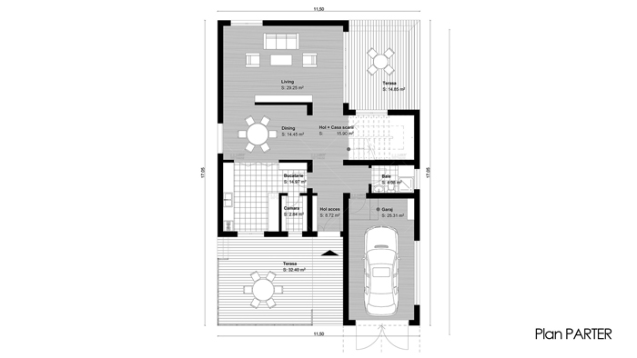 Casa parter + etaj (187 mp) – Herra